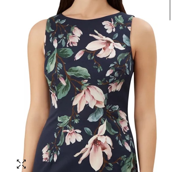 Hobbs London Moira Floral Print Sheath Dress. US size 6. Excellent condition - Picture 2 of 9